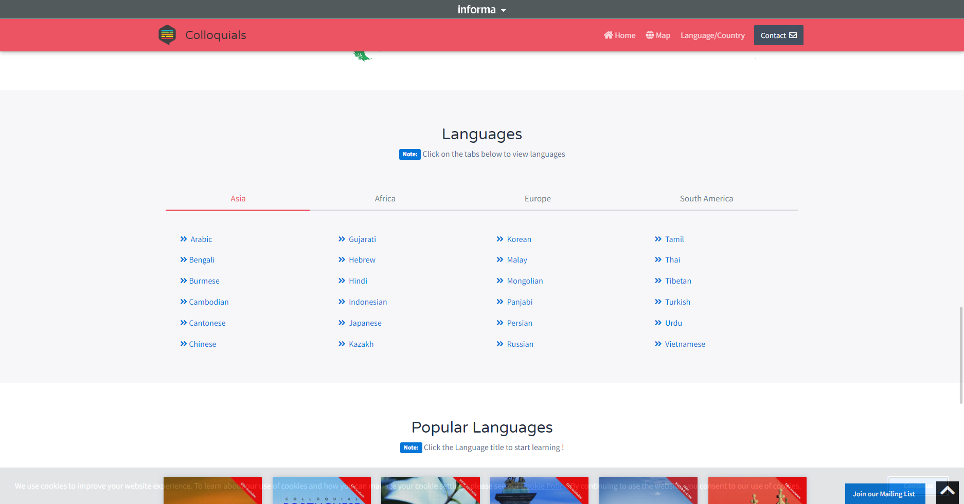 Preview image of Colloquial Languages